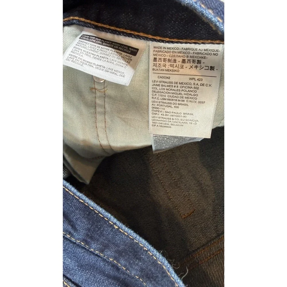 Levis 550 Relaxed Fit Jeans Mens 34x30 Dark Wash Blue Denim Tapered Leg